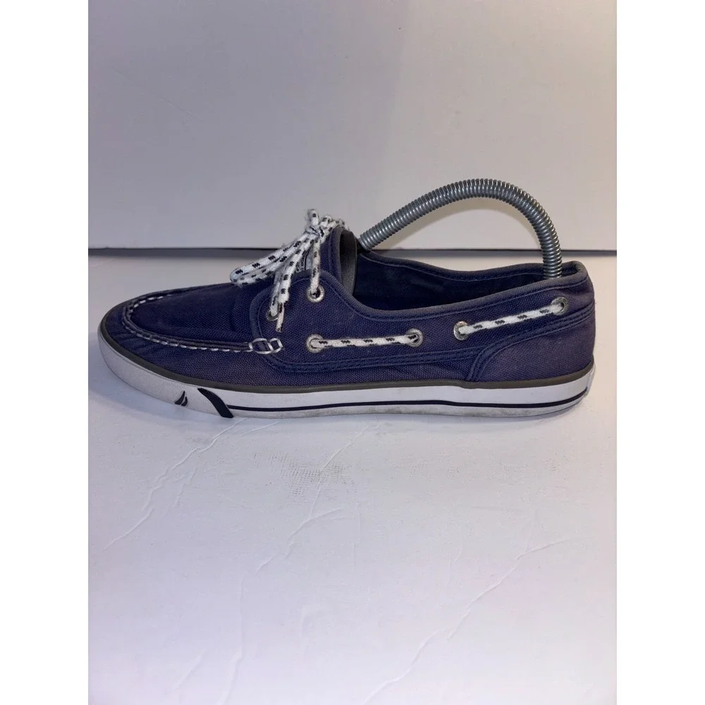Nautica Seaworthy Craftsmanship Classic 9 N83 Sailing Boat Shoes Men  Navy White